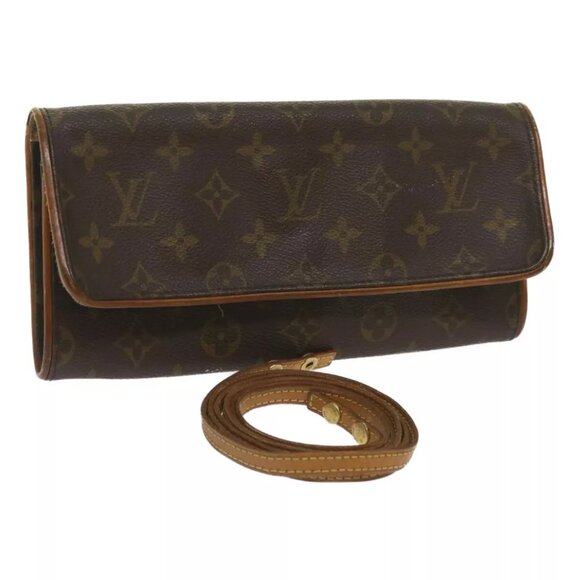 LOUIS VUITTON Monogram Pochette Twin GM Shoulder Bag - Picture 1 of 7